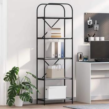 ARDEBO.de - Bücherregal 5 Ebenen 60 x 30 x 183 cm Holzwerkstoff