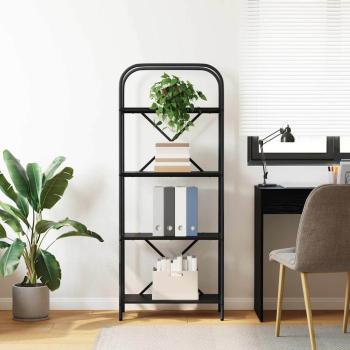 Bücherregal 4 Ebenen 60 x 30 x 146 cm Holzwerkstoff
