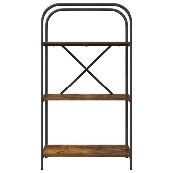Bücherregal 3 Ebenen 60 x 30 x 109 cm Holzwerkstoff