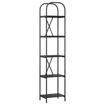 Bücherregal 5 Ebenen 40 x 30 x 183 cm Holzwerkstoff