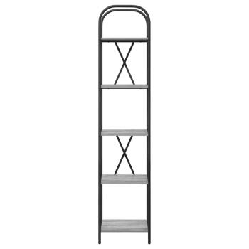 Bücherregal 5 Ebenen 40 x 30 x 183 cm Holzwerkstoff
