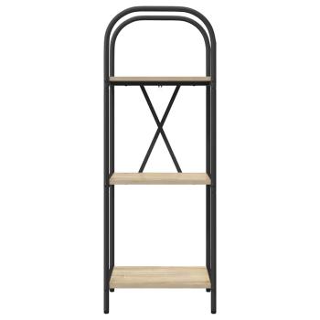 Bücherregal 3 Ebenen 40 x 30 x 109 cm Holzwerkstoff