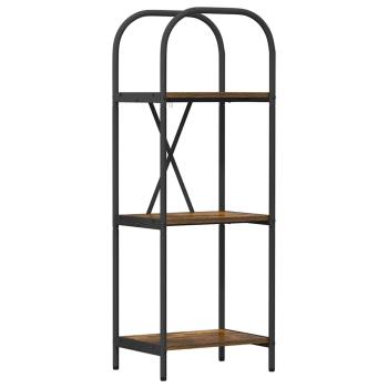 Bücherregal 3 Ebenen 40 x 30 x 109 cm Holzwerkstoff