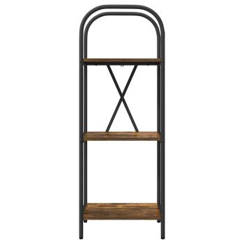 Bücherregal 3 Ebenen 40 x 30 x 109 cm Holzwerkstoff