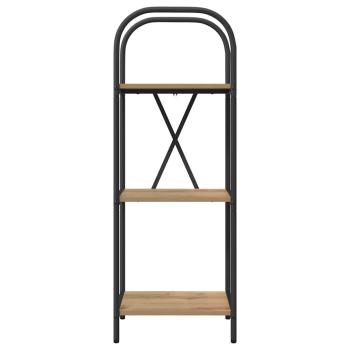 Bücherregal 3 Ebenen 40 x 30 x 109 cm Holzwerkstoff