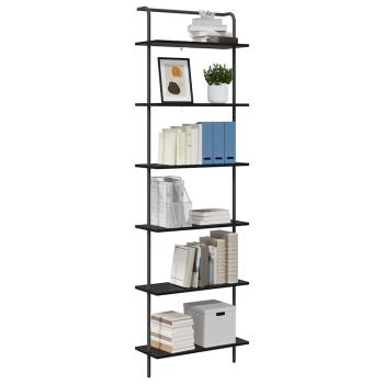 B?cherregal 6 Ebenen 60 x 24 x 203 cm Holzwerkstoff