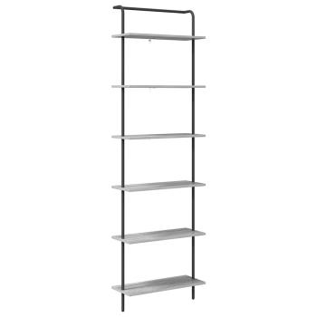 Bücherregal 6 Ebenen 60 x 24 x 203 cm Holzwerkstoff