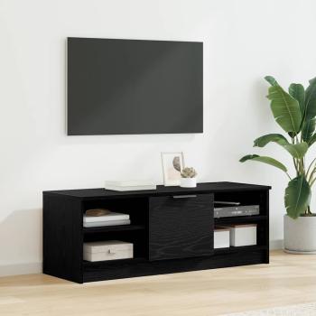 ARDEBO.de - TV-Schränk 102 x 35 x 36,5 cm Schwarz Eichen-Optik
