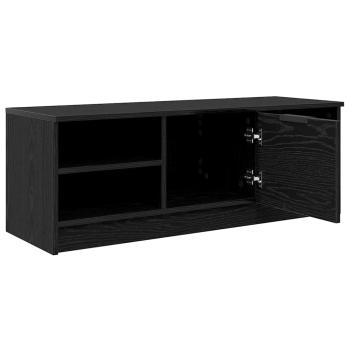 TV-Schränk 102 x 35 x 36,5 cm Schwarz Eichen-Optik