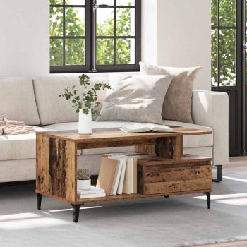 ARDEBO.de - Couchtisch Altholz 90 x 49 x 45 cm Holzwerkstoff