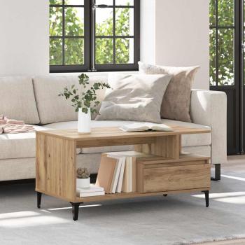 ARDEBO.de - Couchtisch Artisan-Eiche 90 x 49 x 45 cm Holzwerkstoff