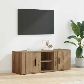 ARDEBO.de - TV-Schränk 100 x 31,5 x 35 cm Artisan-Eiche Holzwerkstoff