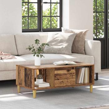 ARDEBO.de - Couchtisch Altholz 90 x 50 x 26,5 cm Holzwerkstoff