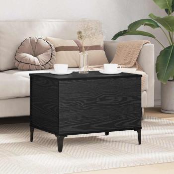 ARDEBO.de - Couchtisch Schwarz Eichen-Optik 60 x 44,5 x 45 cm Holzwerkstoff