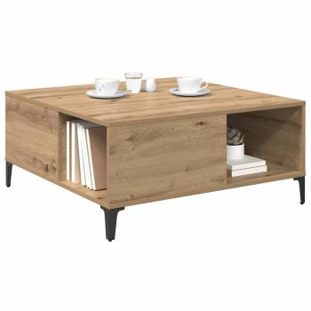 Couchtisch Artisan-Eiche 80 x 80 x 36,5 cm Holzwerkstoff