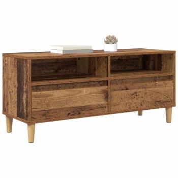 TV-Schränk 100 x 34,5 x 44,5 cm Altholz Holzwerkstoff