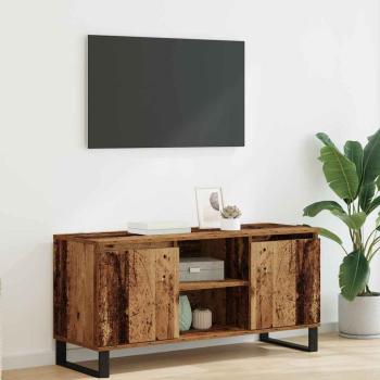 ARDEBO.de - TV-Schränk 104 x 35 x 50 cm Altholz Holzwerkstoff