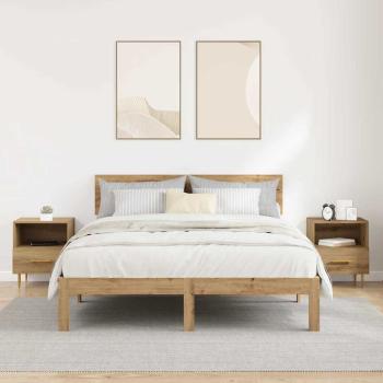 Nachttisch 2 Stk. Braun 40 x 35 x 47,5 cm Holzwerkstoff