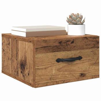 Nachttisch 2 stk. Altholz 35 x 35 x 20 cm Holzwerkstoff