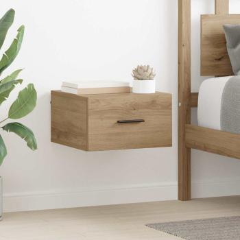ARDEBO.de - Nachttisch 2 Stk. Artisan-Eiche 35 x 35 x 20 cm Holzwerkstoff