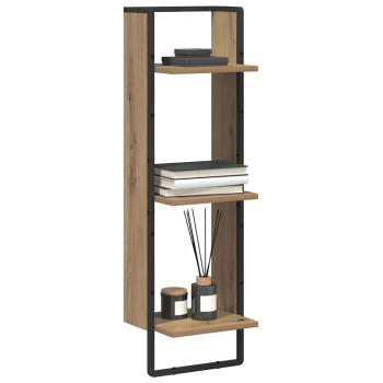 Wandregal Wandhalterung Artisan-Eiche 30 x 25 x 100 cm