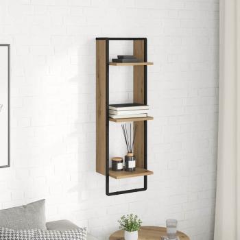 Wandregal Wandhalterung Artisan-Eiche 30 x 25 x 100 cm