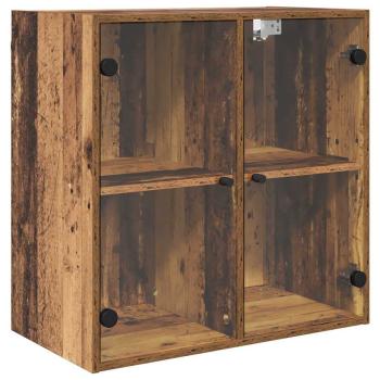 Wandschrank 68 x 37 x 68,5 cm Holzwerkstoff Altholz