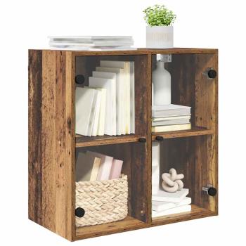 Wandschrank 68 x 37 x 68,5 cm Holzwerkstoff Altholz