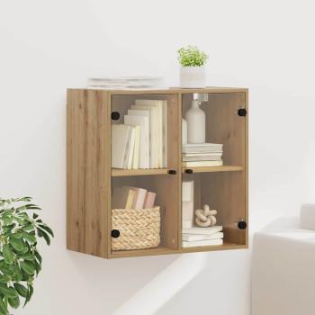 ARDEBO.de - Wandschrank 68 x 37 x 68,5 cm Holzwerkstoff Artisan-Eiche