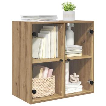 Wandschrank 68 x 37 x 68,5 cm Holzwerkstoff Artisan-Eiche
