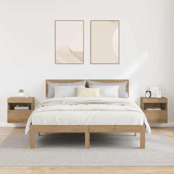 TV-Wandregale 2 stk. Artisan-Eiche Holzwerkstoff