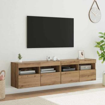 ARDEBO.de - TV-Wandregale 2 stk. Artisan-Eiche Holzwerkstoff