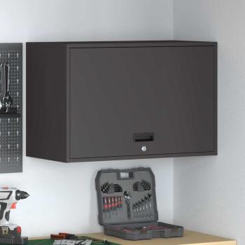 ARDEBO.de - Wandschrank für die Garage mit Gasdrucklift-Tür Schwarz