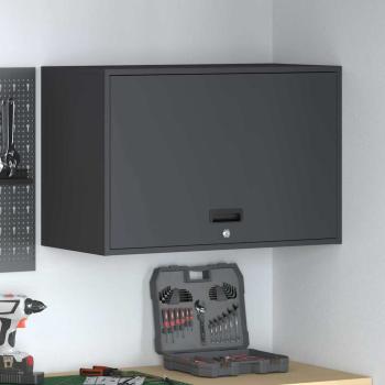 ARDEBO.de - Wandschrank für die Garage mit Gasdrucklift-Tür Anthrazit