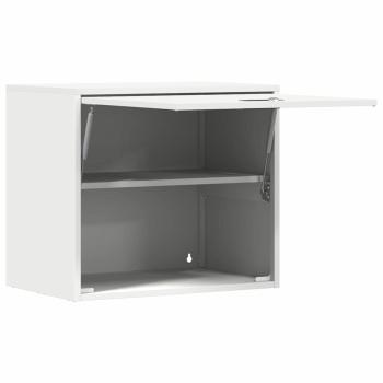 Wandschrank für die Garage mit Gasdrucklift-Tür Weiß