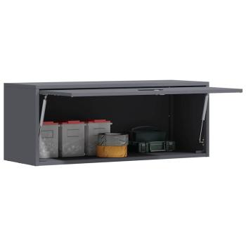 Wandschrank für die Garage mit Gasdrucklift-Tür Anthrazit