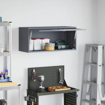 Wandschrank für die Garage mit Gasdrucklift-Tür Anthrazit
