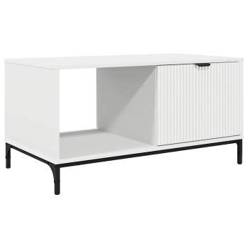 Couchtisch Weiß 90 x 49 x 46 cm Holzwerkstoff