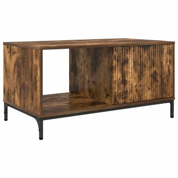 Couchtisch Räuchereiche 90 x 49 x 46 cm Holzwerkstoff