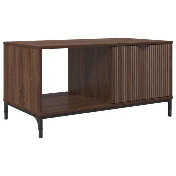 Couchtisch Braun Eichen-Optik 90 x 49 x 46 cm Holzwerkstoff