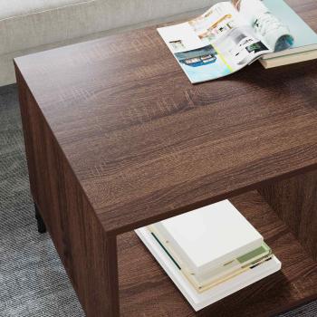Couchtisch Braun Eichen-Optik 90 x 49 x 46 cm Holzwerkstoff