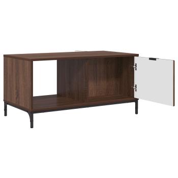 Couchtisch Braun Eichen-Optik 90 x 49 x 46 cm Holzwerkstoff
