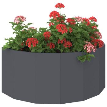 Pflanzkübel Anthrazit 90 x 45 x 35 cm Stahl
