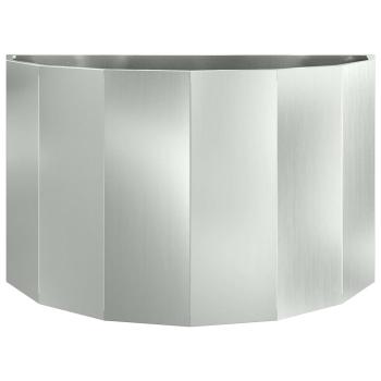 Pflanzkübel Silber 90 x 45 x 50 cm Verzinkter Stahl