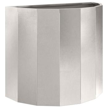 Pflanzkübel Silber 60 x 30 x 50 cm Edelstahl