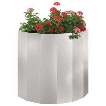 Pflanzkübel Silber 60 x 30 x 50 cm Edelstahl