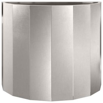 Pflanzkübel Silber 60 x 30 x 50 cm Edelstahl