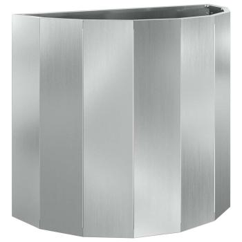 Pflanzkübel Silber 60 x 30 x 50 cm Verzinkter Stahl