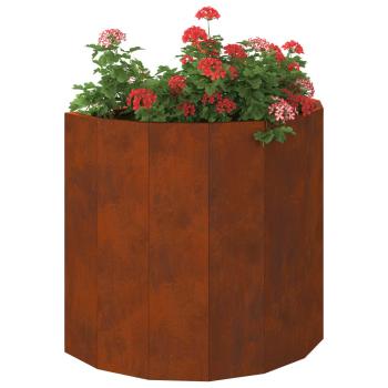 Pflanzkübel Rostig 60 x 30 x 50 cm Wetterfeststahl