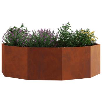 Pflanzkübel Rostig 120 x 120 x 35 cm Wetterfeststahl